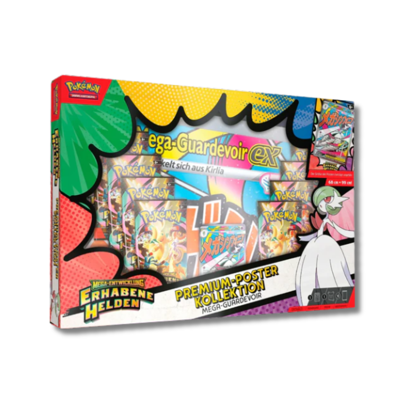 Pokémon - Premium-Poster-Kollektion Mega-Entwicklung – Erhabene Helden (DE)