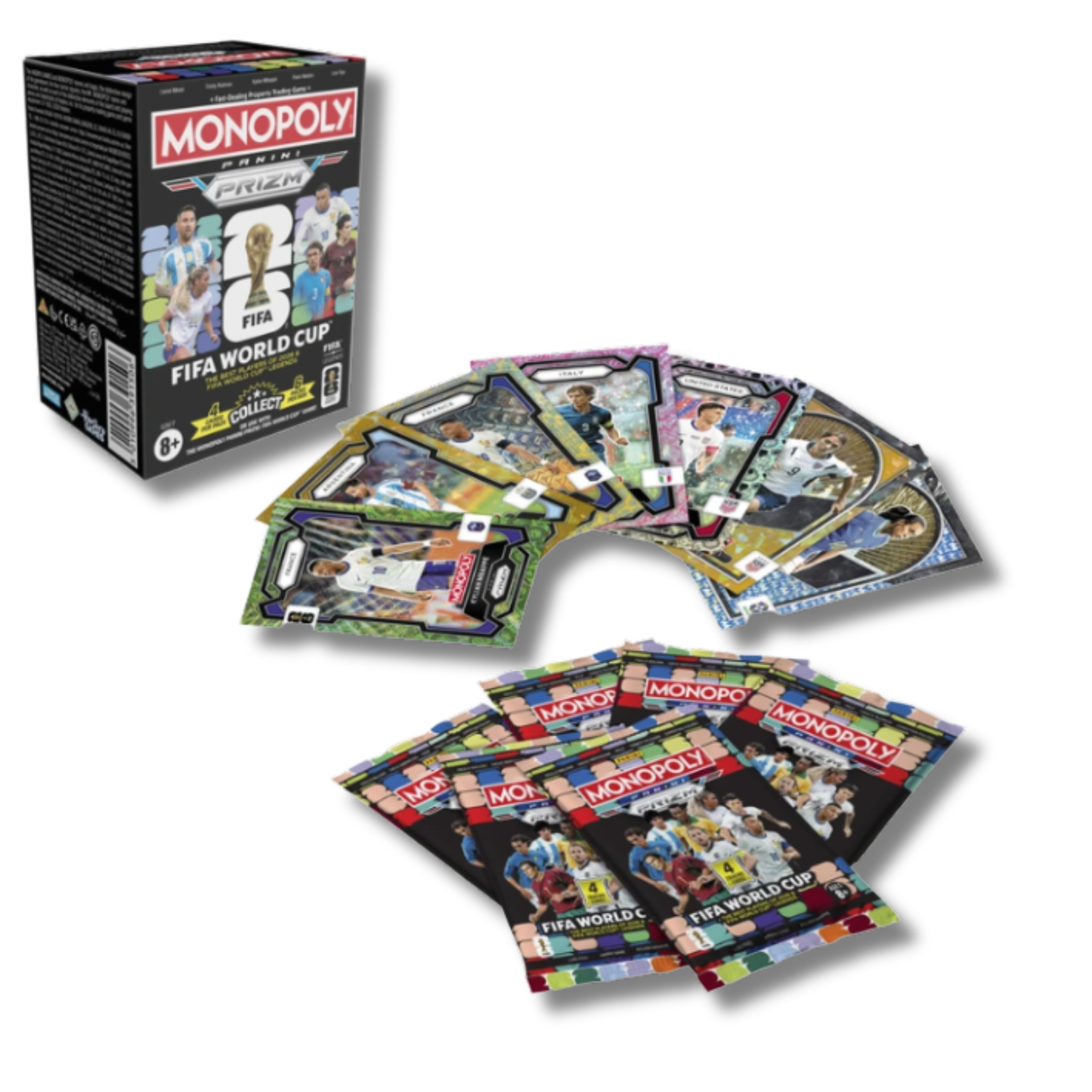 2026 Panini Prizm Monopoly FIFA World Cup Blaster Box