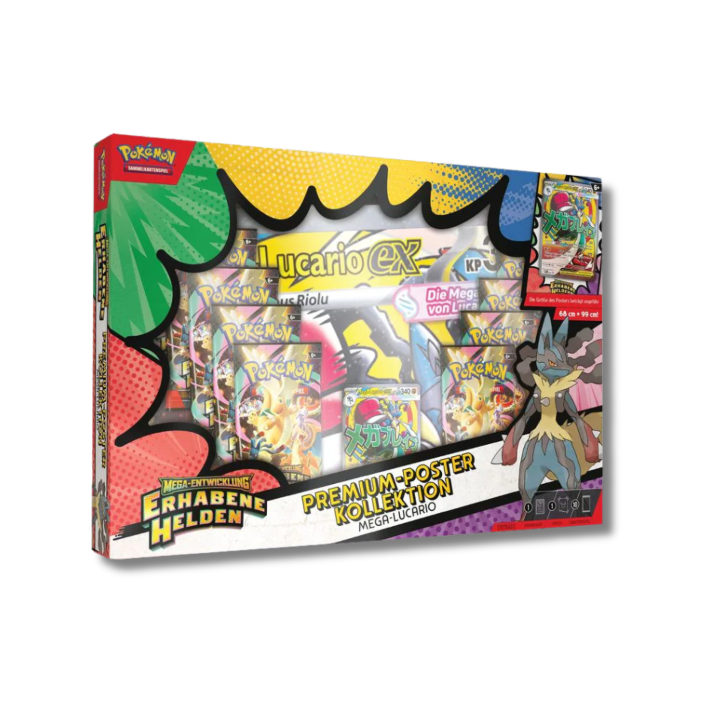 Pokémon - Premium-Poster-Kollektion Mega-Entwicklung – Erhabene Helden (DE)