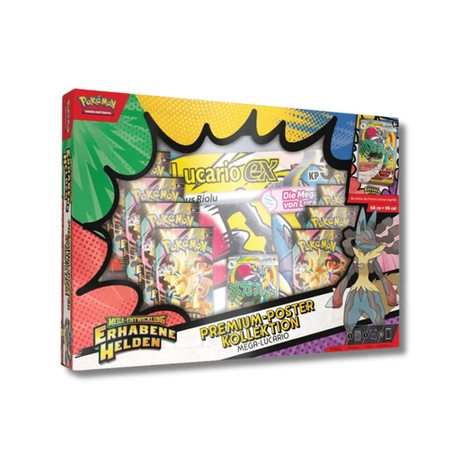 Pokémon - Premium-Poster-Kollektion Mega-Entwicklung – Erhabene Helden (DE)
